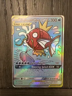 Pokemon TCG Sun & Moon SM9 Magicarp and Wailord GX Tag Team Card 098/095 SR Eng - Image 1