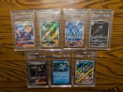 Pokemon cards TAG graded lot of 21 - Scarlet & Violet and Sword and Shield eras - Image 1