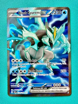 Black Kyurem ex - Ultra Rare Full Art Surging Sparks 218/191 NM Pokemon Card - Image 1