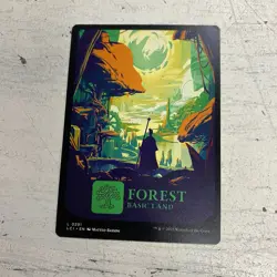 MTG Forest 291 Full Art LCI The Lost Caverns of Ixalan NM - Image 1