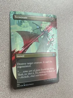 Terminate (Borderless) Double Masters 2022 Foil Magic: The Gathering NM - Image 2