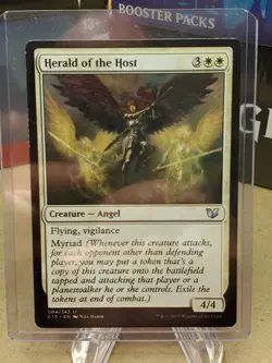 MTG Magic the Gathering Herald of the Host (4/367) Commander 2015 LP - Image 1