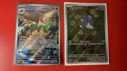 Pokemon TCG Full Art Illustration Rare Lot Of 2- Flygon 101/94, Nymble 96/94 Nm - Image 1