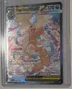 Pokemon Mega Dragonite EX Full Art Holo Card 290/217 English TCG Stage 2 - Image 3