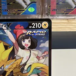 Pokemon Zeraora V TG16/TG30 Silver Tempest Ultra Rare Rapid Strike Full Art Holo - Image 4