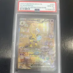 🧠 Alakazam ex #201 Pokemon Scarlet & Violet 151 - PSA 10 GEM MINT 🔮✨ - Image 1