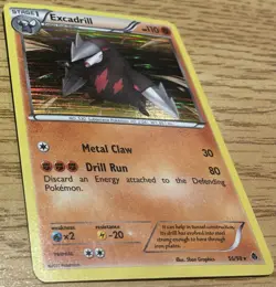 Pokemon TCG Emerging Powers Excadrill 56/98 Holo Rare - Image 1