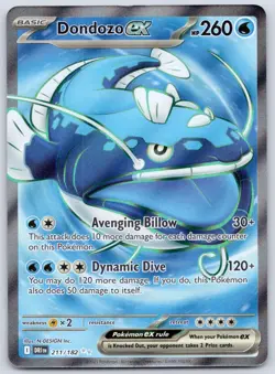 Dondozo ex 211/182 (NM) - SV10: Destined Rivals - Ultra Rare - Pokemon TCG - Image 1