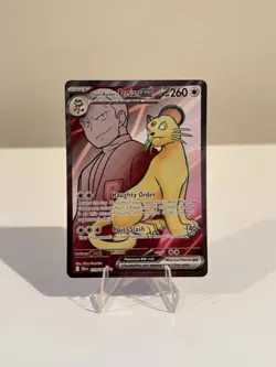 Team Rocket’s Persian 219/182 - Full Art Ultra Rare - Pokemon Destined Rivals NM - Image 1