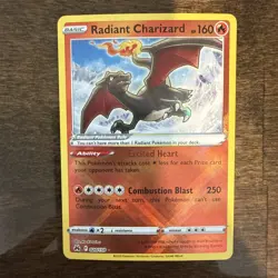 Radiant Charizard 020/159 Crown Zenith Holo Sword & Shield Pokemon Pokemon NM+ - Image 1