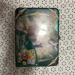 Pokemon TCG Arceus, Rowlet, Oshawott Collector Tin Treasure Chest - Image 1