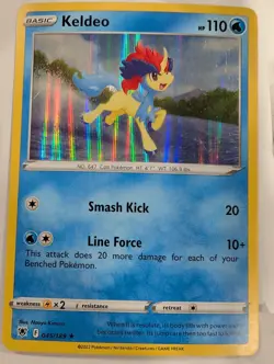 Keldeo 045/189 - SWSH Astral Radiance Pokemon Holo Foil Nice! - Image 1