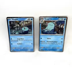 Pokemon Wooper Quagsire 155 156 SVP Black Star Promo Scarlet Violet Holo - Image 1