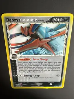 Deoxys ( Attack Forme) Delta Species EX Holon Phantoms Holo Rare 3/110 NM - Image 3