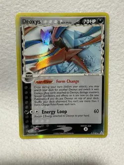 Deoxys (Delta Species - Attack Forme) 3/110 Holon Phantoms Holo, Super Clean! - Image 1