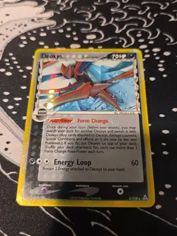 Deoxys (Delta Species - Attack Forme) 3/110 Holon Phantoms Holo - Image 2