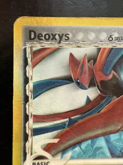 Pokemon Deoxys (Delta Species - Attack Forme) 3/110 Holon Phantoms Holo (HP/DMG) - Image 2