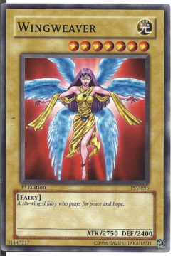 YuGiOh! Wingweaver PSV-096 First Edition - Image 1