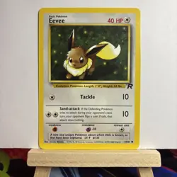 Eevee - 55/82 - Common - Team Rocket - Pokemon Card - NM - Image 2