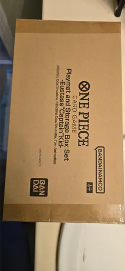 One Piece Card Game Playmat & Storage Box Set Eustass Captain Kid Bandai New - Image 1