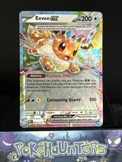 Pokemon Card Eevee Ex 075/131 Prismatic Evolutions Double Rare Near Mint - Image 1