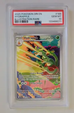 Hydrapple 188/182 PSA 10 Destined Rivals Illustration Rare Pokemon Card 2025 - Image 1
