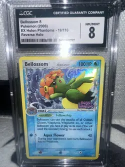 CGC 8 Bellossom EX Holon Phantoms 19/110 Reverse Holo STAMPED Pokemon Card - Image 1