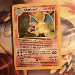 Charizard 4/102 Base Set Holo Rare Pokemon Card - Image 1
