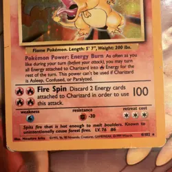 Charizard 4/102 Base Set Holo Rare Pokemon Card - Image 3