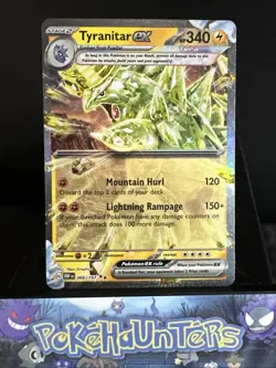 Pokemon Card Tyranitar EX 066/197 Ultra Rare Obsidian Flames NM - Image 1