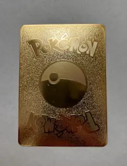 Pokemon Pikachu V Full Art 01/03 Gold Metal Card Collectible Gift/Display Mint - Image 2