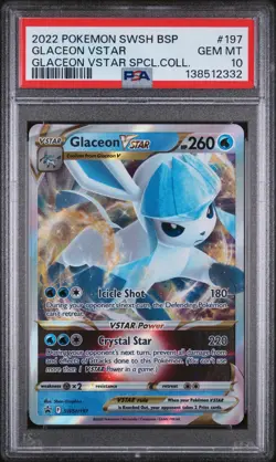 Glaceon VSTAR SWSH197 - SWSH: Sword & Shield Promo Cards Holo (PSA 10) - Image 1