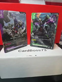 Gundam Exia ST07-001 LR & Gundam Dynames ST07-005 LR - Gundam Card Game - Image 1
