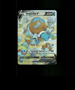 FAN-ART READ DESCRIPTION BELOW HOLO BLASTOISE Card BLASTOISE Pokemon Card p1 - Image 1