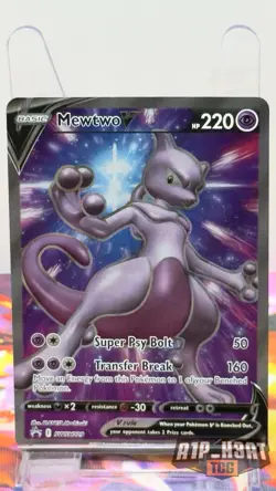 Pokemon Mewtwo V Promo Holo Full Art Card SWSH229 Sword & Shield SWSH Promo - Image 1
