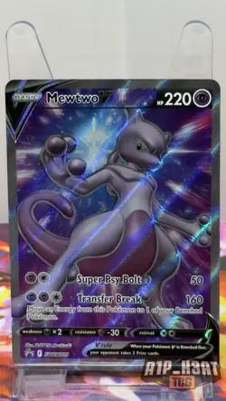 Pokemon Mewtwo V Promo Holo Full Art Card SWSH229 Sword & Shield SWSH Promo - Image 2