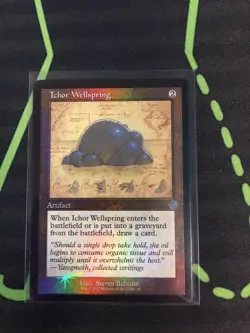 MTG Magic The Gathering Ichor Wellspring Schematic Foil BRR Retro Artifact - Image 1