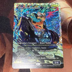 Loot, The Pathfinder X1 Mtg Aetherdrift Nm Fractured Foil Showcase Gorgeous - Image 1