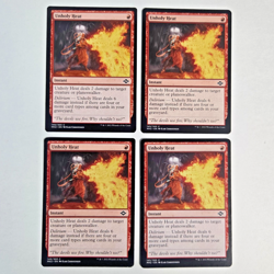 MTG Unholy Heat (Modern Horizons 2) 145/303 (NEAR MINT) (4X) - Image 1