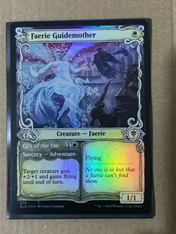 Faerie Guidemother SHOWCASE FOIL MTG Throne Of Eldraine Magic Gathering NEW - Image 1