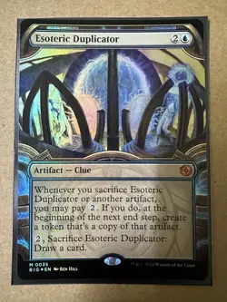 Esoteric Duplicator FOIL SHOWCASE Outlaws of Thunder Junction BIG MTG Magic - Image 1