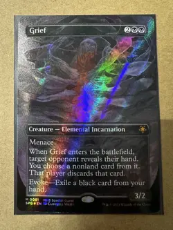 Grief TEXTURED FOIL SPECIAL GUEST Modern Horizons 3 MTG SPG Magic ROLLER MARK - Image 1