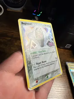 Pokemon Registeel 29/110 Poochyena 80/110 EX Holon Phantoms Reverse Holo Stamped - Image 2