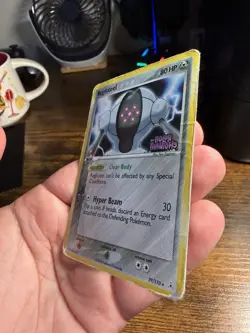 Pokemon Registeel 29/110 Poochyena 80/110 EX Holon Phantoms Reverse Holo Stamped - Image 3