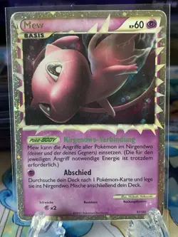 Pokemon TCG: Mew Prime Triumphant 97/102 Holo Rare Prime HP German Copy - Image 1
