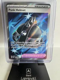 Pokemon TCG Punk Helmet 121/094 Ultra Rare Me02: Phantasmal Flames Holo - NM - Image 1