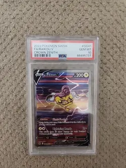 2023 POKEMON SWSH CROWN ZENITH FA/ RAIKOU V GG41 PSA 10 GEM MT - Image 1