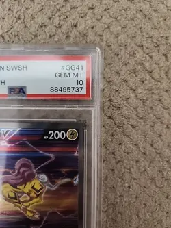 2023 POKEMON SWSH CROWN ZENITH FA/ RAIKOU V GG41 PSA 10 GEM MT - Image 2