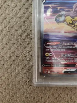 2023 POKEMON SWSH CROWN ZENITH FA/ RAIKOU V GG41 PSA 10 GEM MT - Image 4