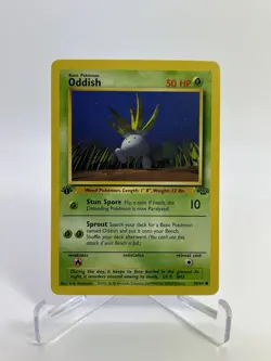 Oddish 1st Edition Common 1999 Pokemon Jungle Set 58/64 NM - Image 1